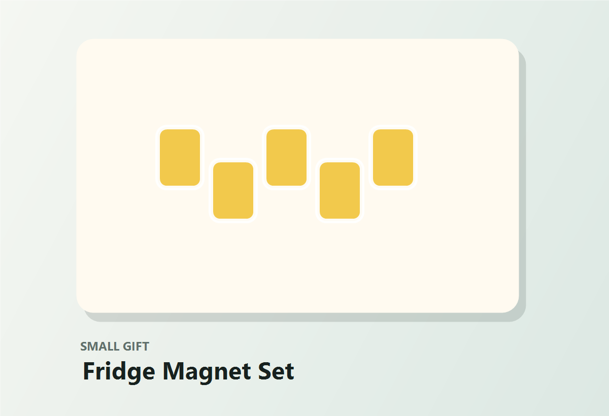 Creative Fridge Magnet Set